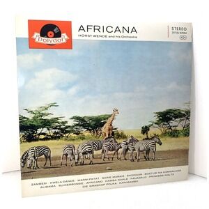 Horst Wende & His‎ Orchestra Africana 1960 Polydor Stereo LP Vinyl World Folk